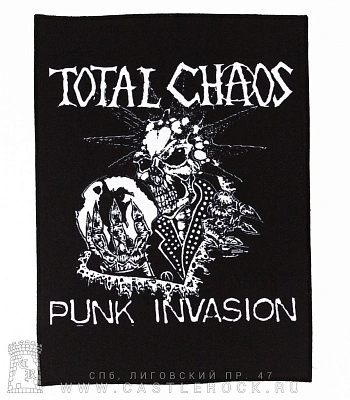 нашивка на спину total chaos "punk invasion"