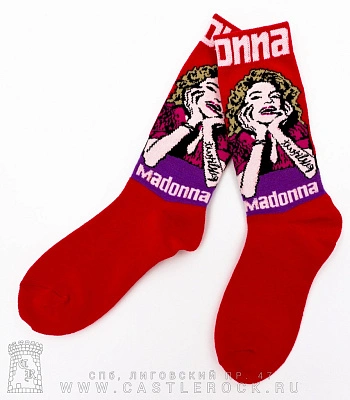 носки madonna (красные)