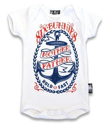 боди детское six bunnies mother father