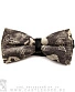 галстук-бабочка черепа (серый)