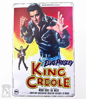 табличка elvis presley "king creole"