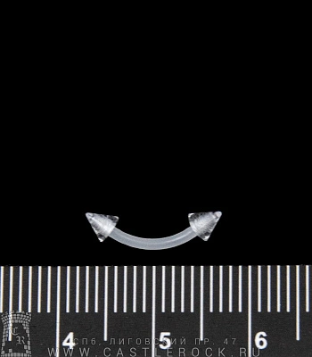 Микробанан Биофлекс с Акриловыми Шипами (прозрачный) 1,2 х 8 х 3/3