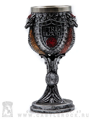 кубок game of thrones герб таргариенов (игра престолов)