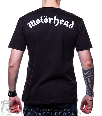 футболка motorhead (лого, принт яркий)