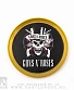 магнит тарелочка guns'n'roses (череп)