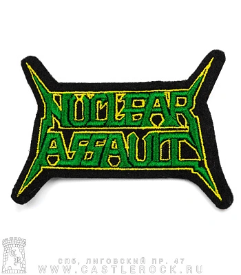 нашивка nuclear assault (лого, вышивка)