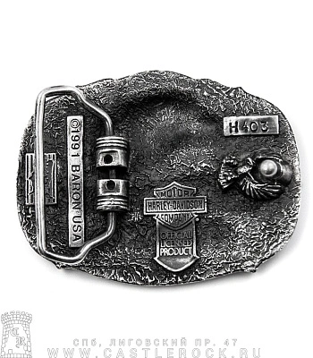 пряжка harley-davidson (голова орла)