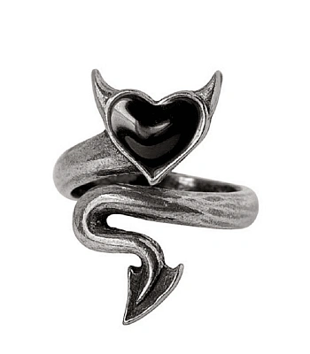 кольцо alchemy gothic (алхимия готик) r248 devil heart