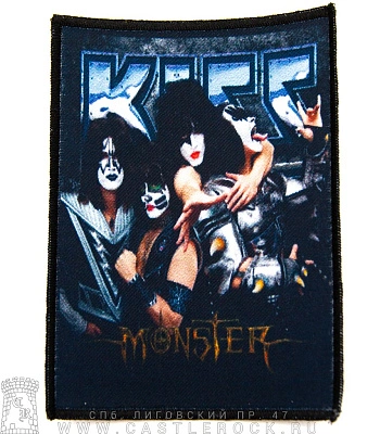 нашивка kiss "monster"