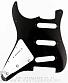 накладка для электрогитары strat 3s (черная)