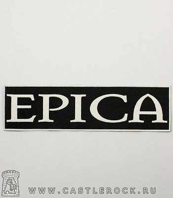 нашивка epica (надпись белая)