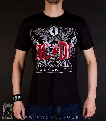 футболка ac/dc "black ice" (лого)