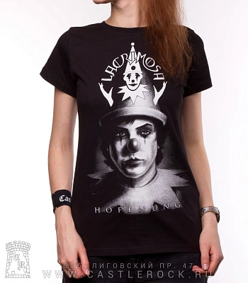 женская футболка lacrimosa "hoffnung"