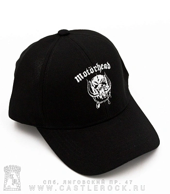 бейсболка motorhead (шесть клиньев, вышивка)