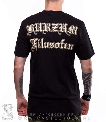 футболка burzum "filosofem" (сепия, принт большой)