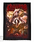 нашивка на спину kreator "gods of violence" (яркий принт)