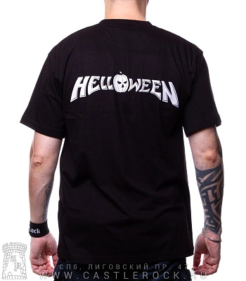 футболка helloween "walls of jericho"