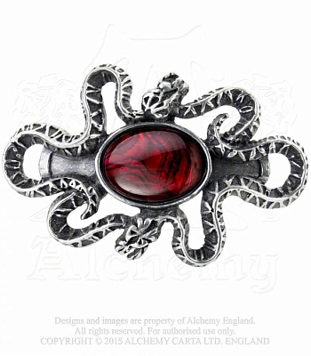 заколка alchemy gothic (алхимия готик) hh8 serpents eye