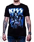 футболка kiss (группа, синий фон)