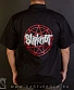 рубашка с коротким рукавом slipknot (лого, 1 карман)