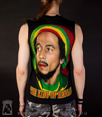 майка bob marley "the king of reggae"