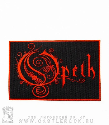нашивка opeth (лого красное)