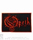 нашивка opeth (лого красное)
