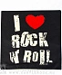 чехол на подушку i love rock'n'roll
