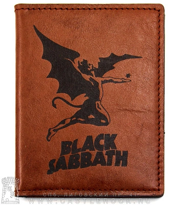 обложка для автодокументов black sabbath (ручная работа)