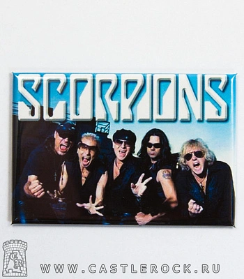 магнит прямоугольный scorpions (группа)