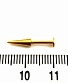 Лабрет Сталь Золотистый с Шипом 1,2 х 8 х (3х9)