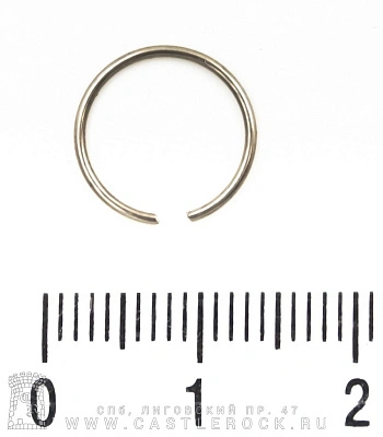 Кольцо для носа Сталь Разжимное 0,8 х 10