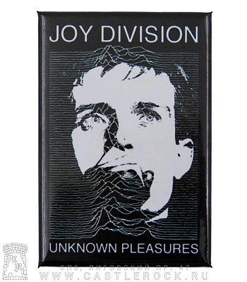 магнит прямоугольный joy division "unknown pleasures"