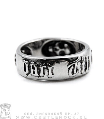 кольцо черепа "till death do us part"