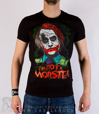 футболка joker джокер "i`m not a monster" (светится)