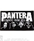 нашивка pantera "cowboys from hell" (группа, вышивка)
