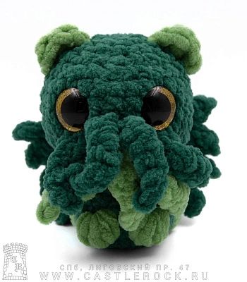 игрушка интерьерная котенок ктулху "котулху"