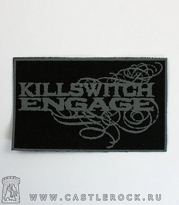 нашивка killswitch engage (надпись серая) 