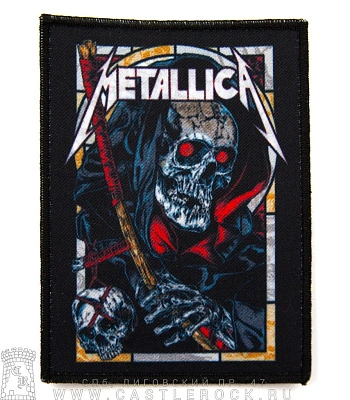 нашивка metallica (смерть)