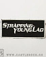 нашивка strapping young lad (лого белое)