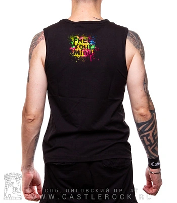 майка клоун вышибает разноцветные мозги (светится)