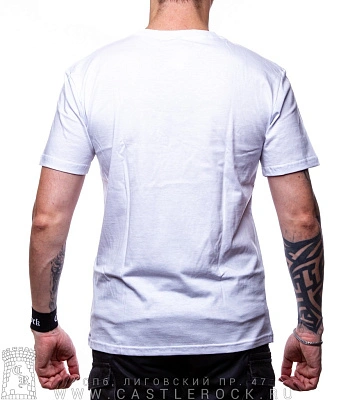 футболка ramones (лого, белая)