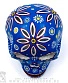 статуэтка череп расписной santa muerte (синий)