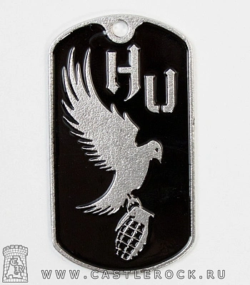 жетон hollywood undead (голубь с гранатой)