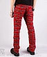 брюки клетка красная (яркая)