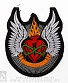 нашивка сердце с крыльями (вышивка)