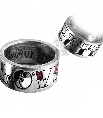 кольцо alchemy gothic (алхимия готик) ulr1 love hate