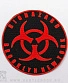 нашивка biohazard (лого красное)
