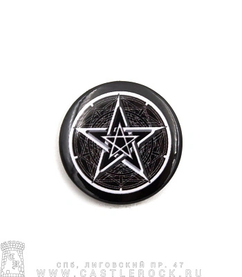 значок dimmu borgir (пентаграмма, малый)