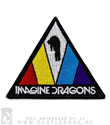 нашивка imagine dragons "evolve" (вышивка)